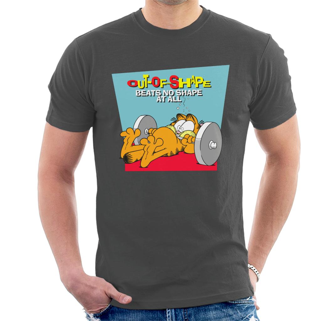 Garfield Out Of Shape Men's T-Shirt-ALL + EVERY