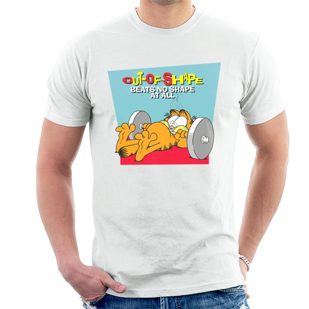 Garfield Out Of Shape Men's T-Shirt-ALL + EVERY