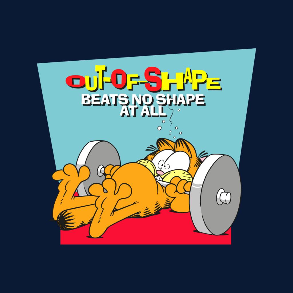 Garfield Out Of Shape Men's T-Shirt-ALL + EVERY