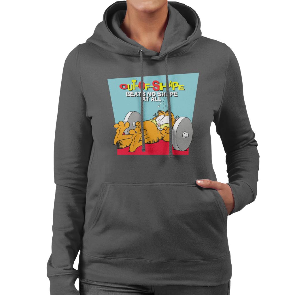 Garfield Out Of Shape Women's Hooded Sweatshirt-ALL + EVERY