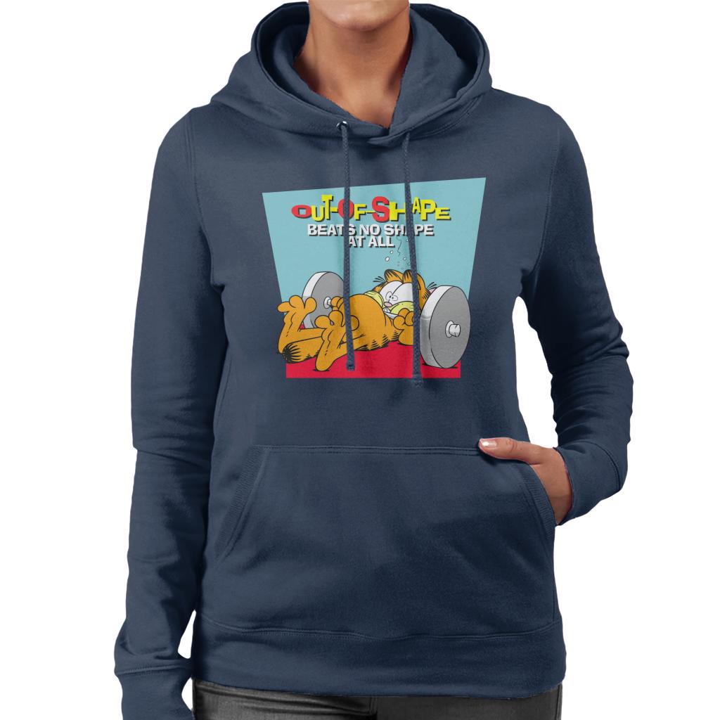 Garfield Out Of Shape Women's Hooded Sweatshirt-ALL + EVERY