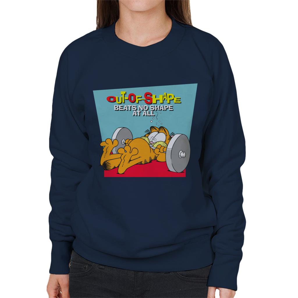Garfield Out Of Shape Women's Sweatshirt-ALL + EVERY