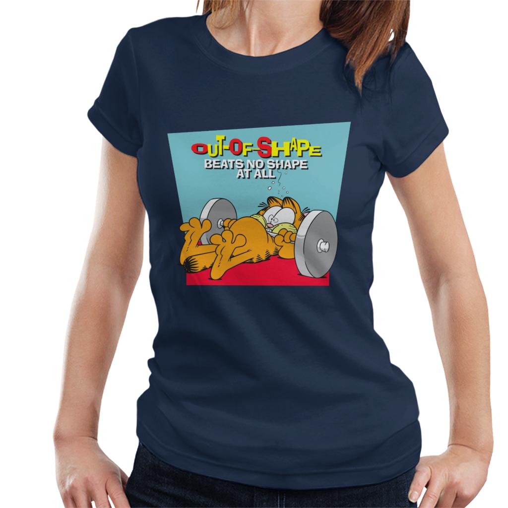 Garfield Out Of Shape Women's T-Shirt-ALL + EVERY