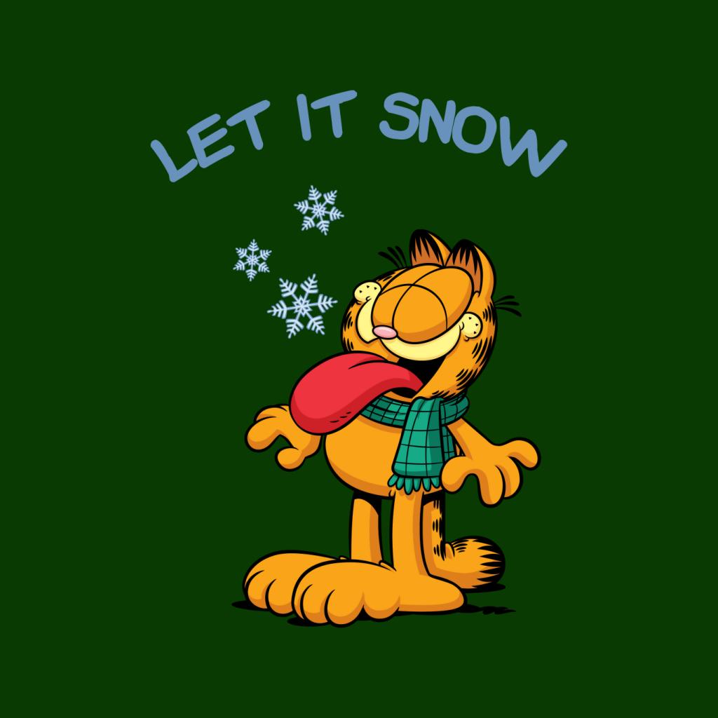 Garfield Let It Snow Christmas Men's Hooded Sweatshirt-ALL + EVERY