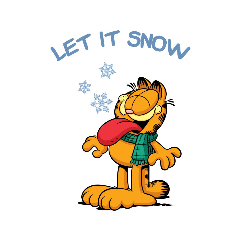 Garfield Let It Snow Christmas Men's Hooded Sweatshirt-ALL + EVERY