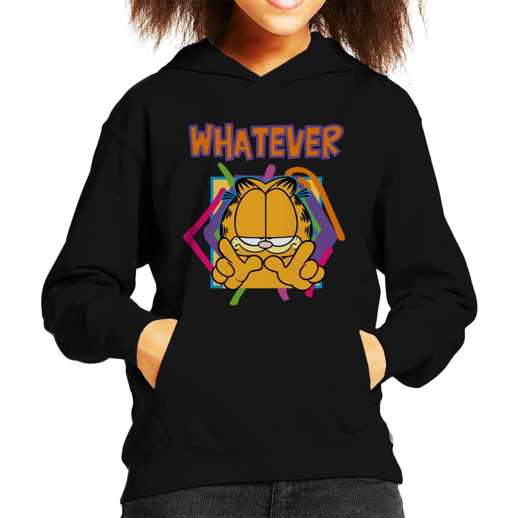 Garfield W Whatever Kid's Hooded Sweatshirt-ALL + EVERY