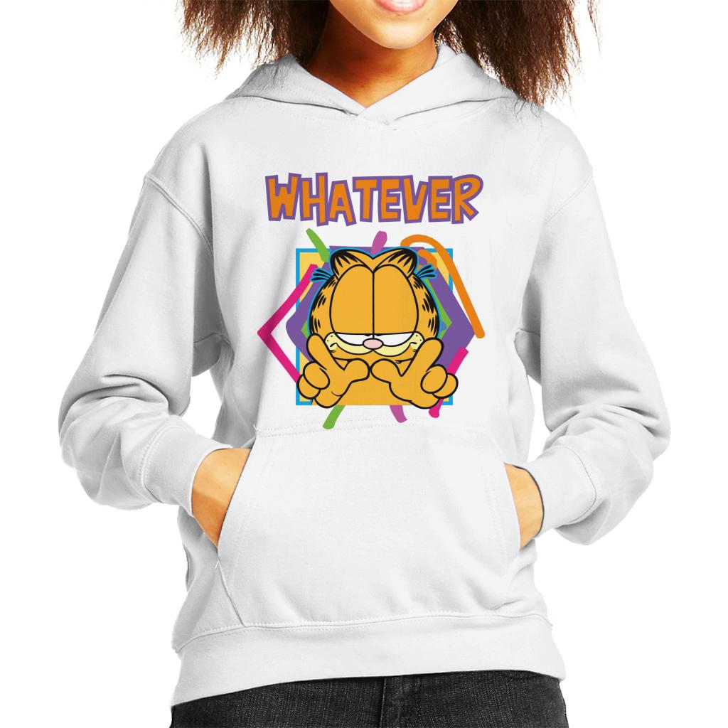 Garfield W Whatever Kid's Hooded Sweatshirt-ALL + EVERY