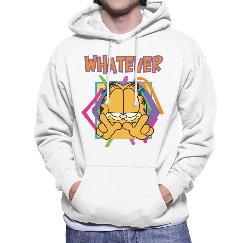 Garfield W Whatever Men's Hooded Sweatshirt-ALL + EVERY