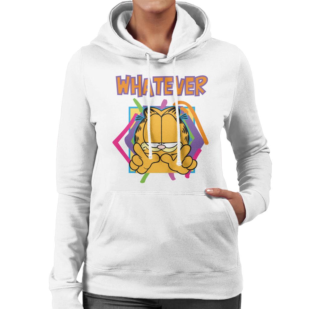 Garfield W Whatever Women's Hooded Sweatshirt-ALL + EVERY