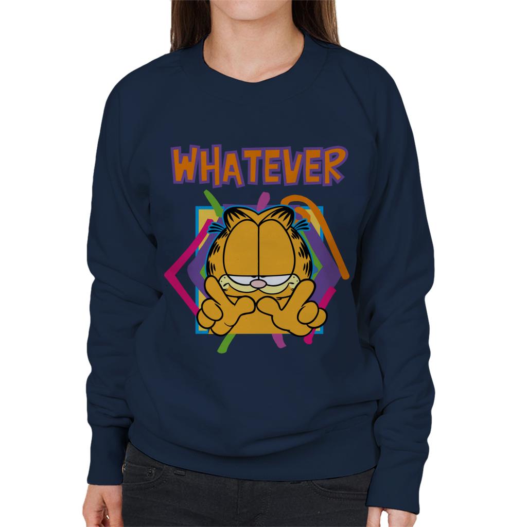 Garfield W Whatever Women's Sweatshirt-ALL + EVERY