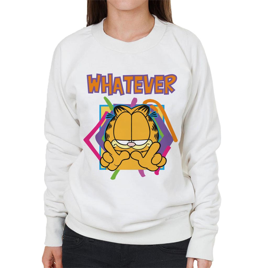 Garfield W Whatever Women's Sweatshirt-ALL + EVERY