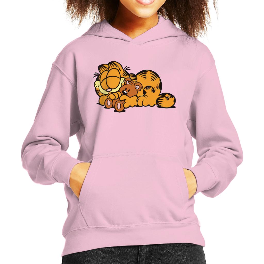 Garfield Pooky Cuddle Kid's Hooded Sweatshirt-ALL + EVERY