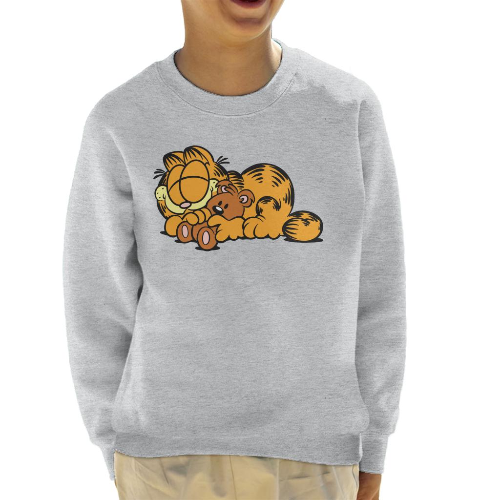 Garfield Pooky Cuddle Kid's Sweatshirt-ALL + EVERY