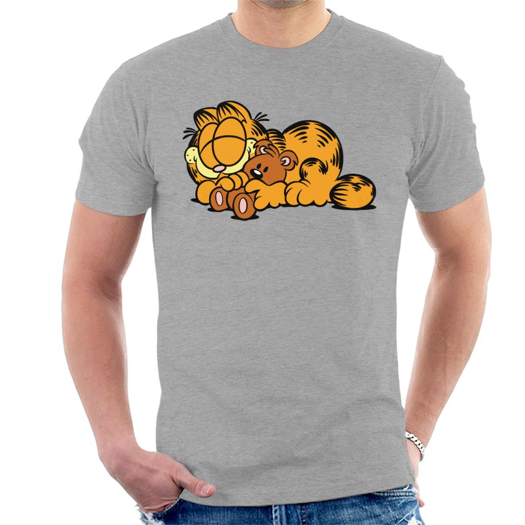 Garfield Pooky Cuddle Men's T-Shirt-ALL + EVERY