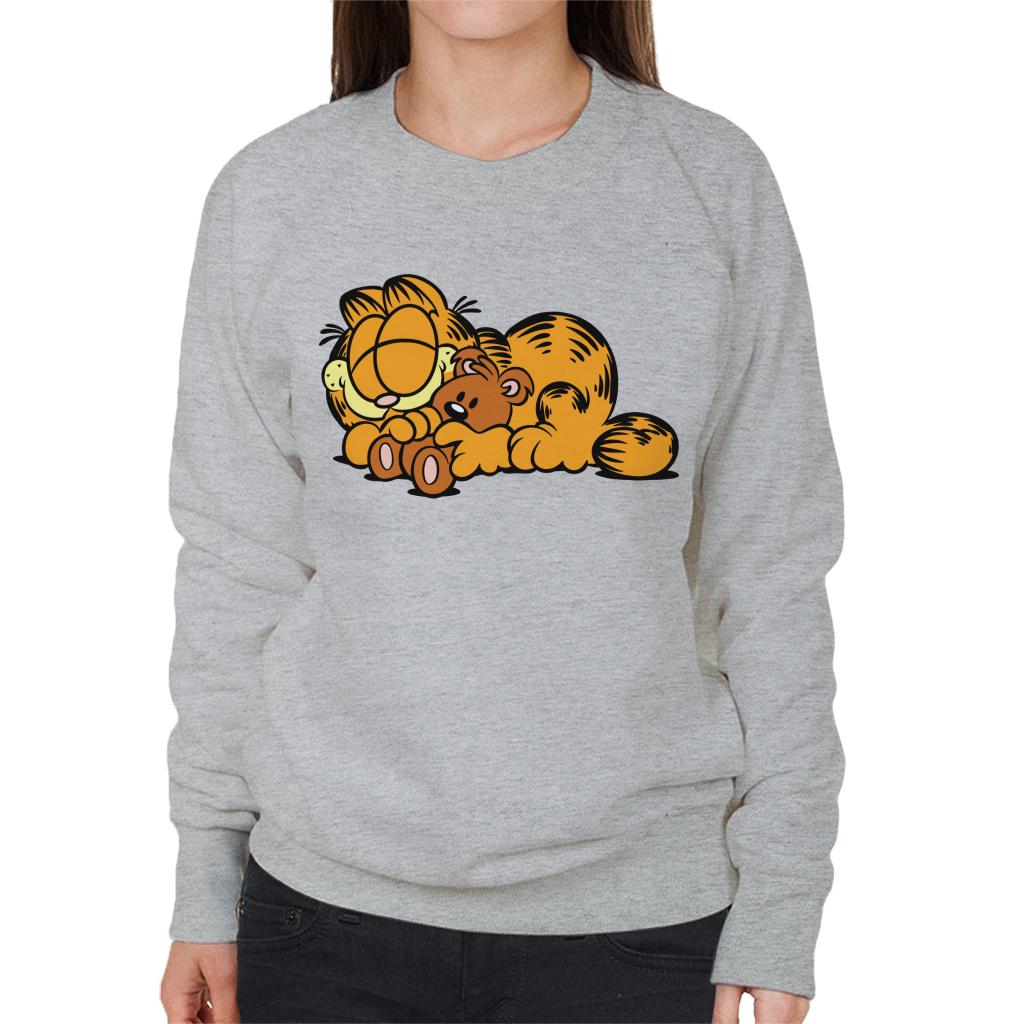 Garfield Pooky Cuddle Women's Sweatshirt-ALL + EVERY