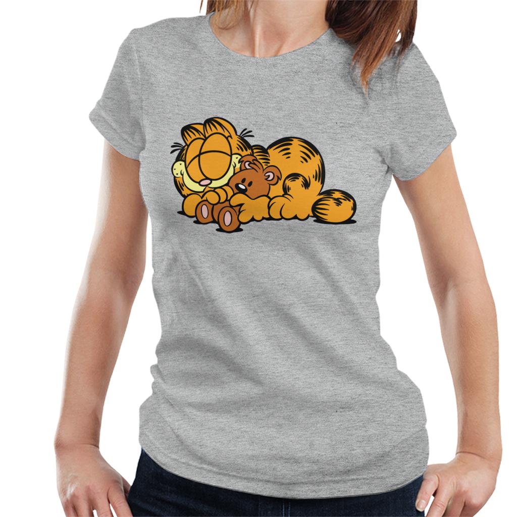 Garfield Pooky Cuddle Women's T-Shirt-ALL + EVERY