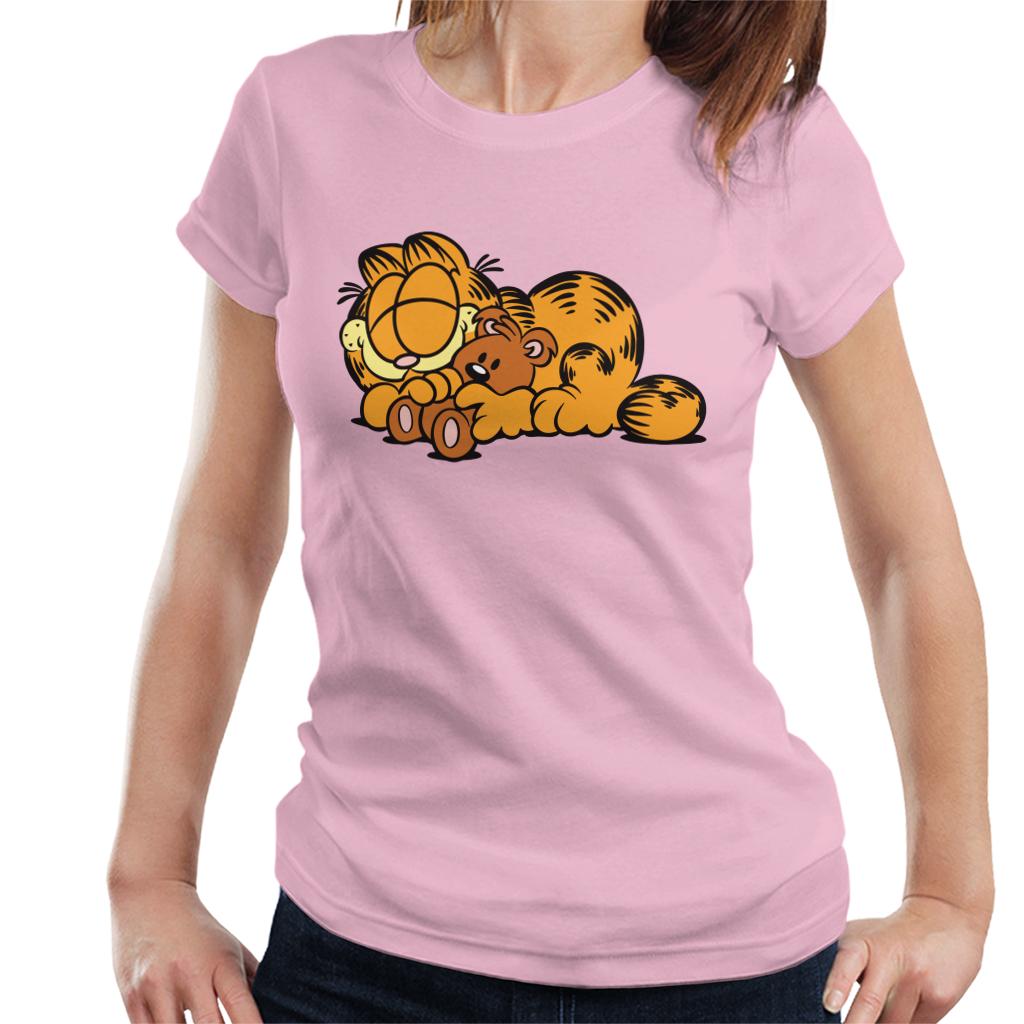 Garfield Pooky Cuddle Women's T-Shirt-ALL + EVERY