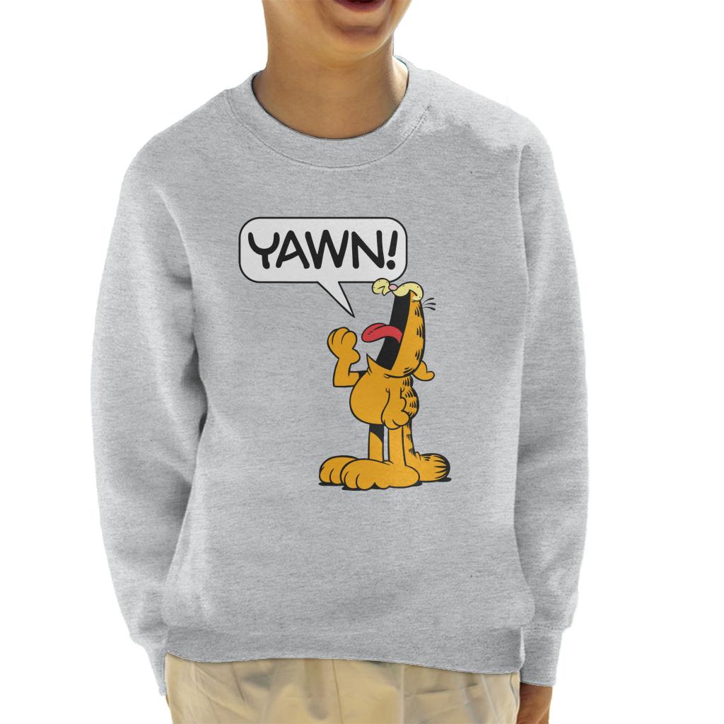 Garfield YAWN Kid's Sweatshirt-ALL + EVERY