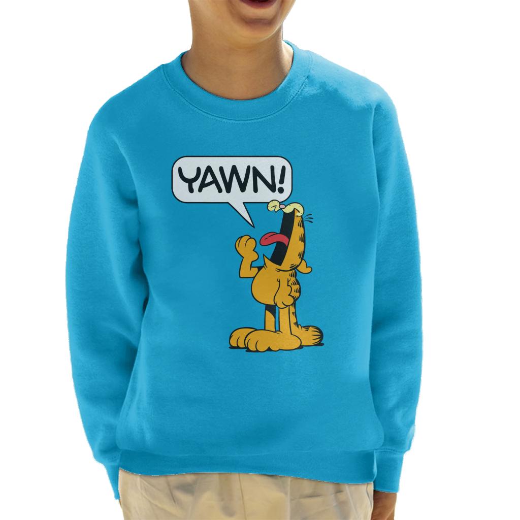 Garfield YAWN Kid's Sweatshirt-ALL + EVERY