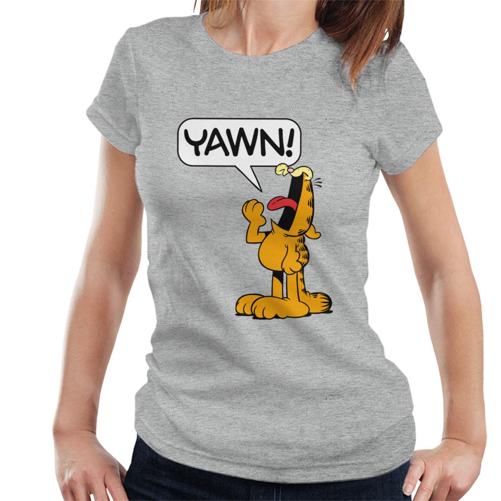 Garfield YAWN Women's T-Shirt-ALL + EVERY