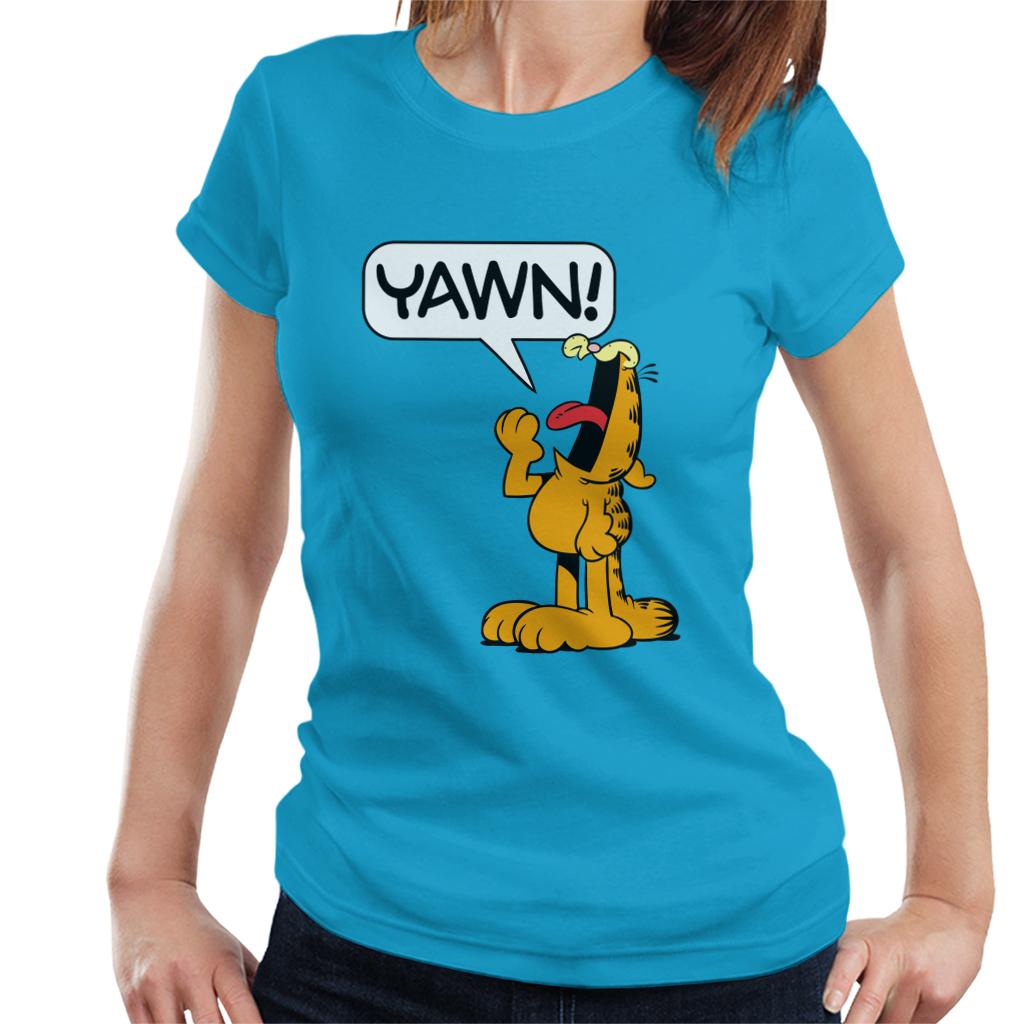 Garfield YAWN Women's T-Shirt-ALL + EVERY