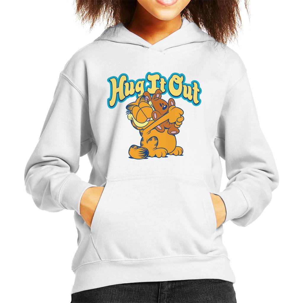 Garfield Hug It Out Pooky Kid's Hooded Sweatshirt-ALL + EVERY