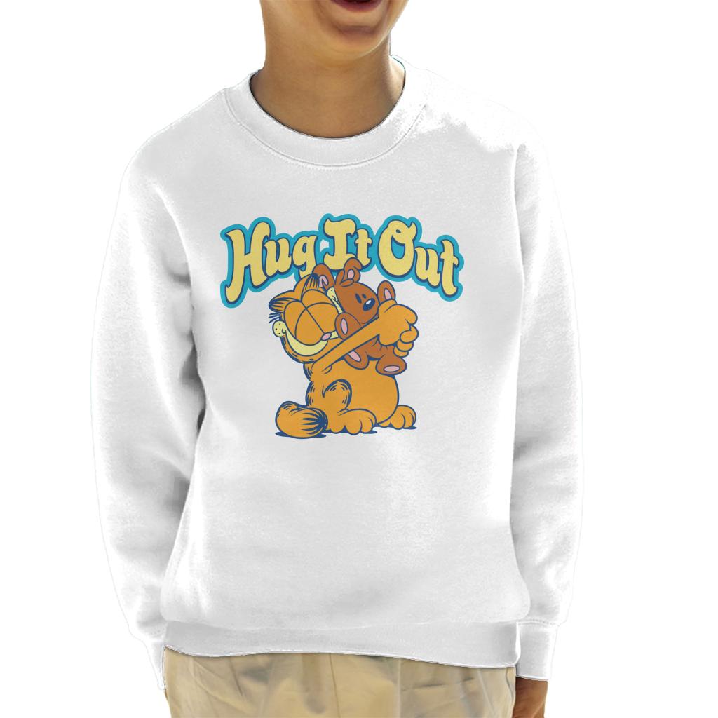 Garfield Hug It Out Pooky Kid's Sweatshirt-ALL + EVERY