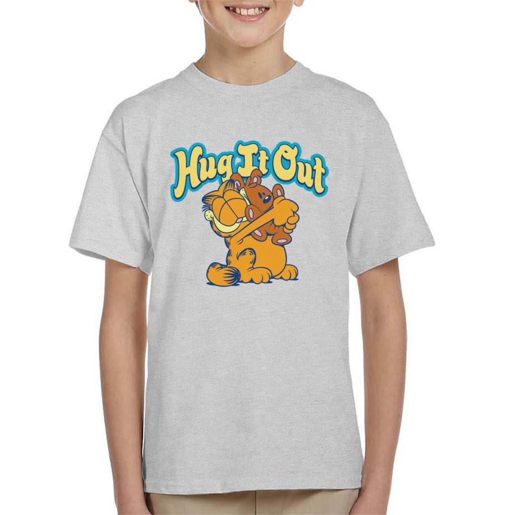 Garfield Hug It Out Pooky Kid's T-Shirt-ALL + EVERY