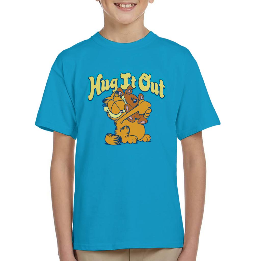 Garfield Hug It Out Pooky Kid's T-Shirt-ALL + EVERY