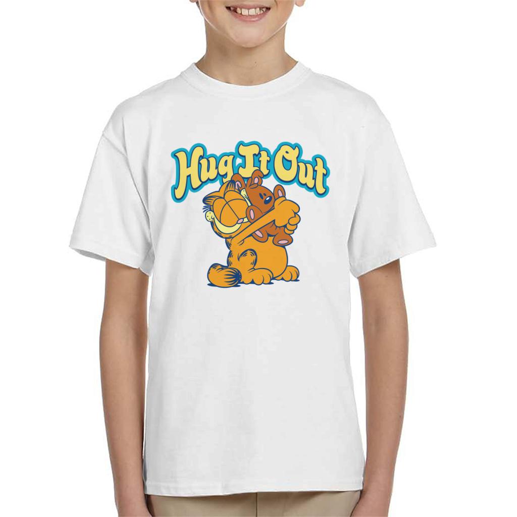 Garfield Hug It Out Pooky Kid's T-Shirt-ALL + EVERY