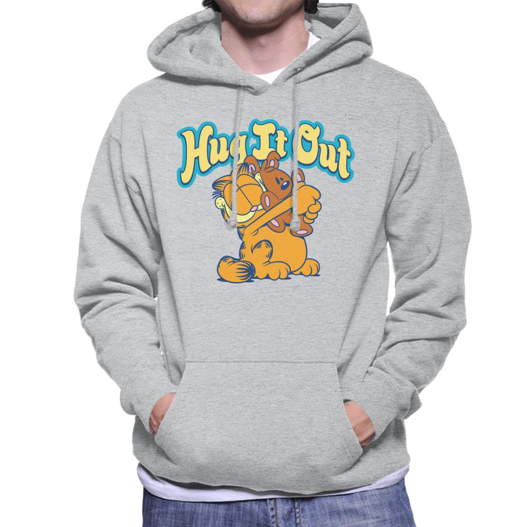 Garfield Hug It Out Pooky Men's Hooded Sweatshirt-ALL + EVERY