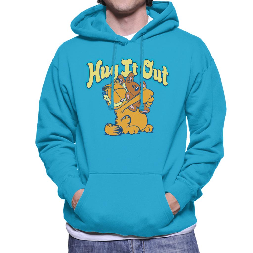 Garfield Hug It Out Pooky Men's Hooded Sweatshirt-ALL + EVERY