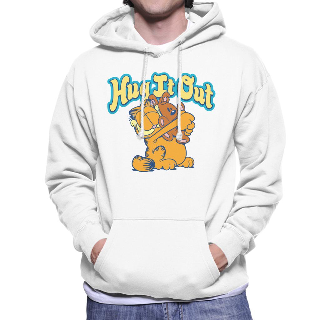 Garfield Hug It Out Pooky Men's Hooded Sweatshirt-ALL + EVERY