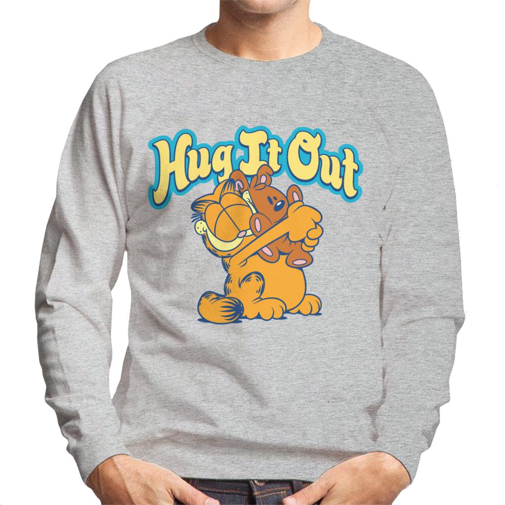 Garfield Hug It Out Pooky Men's Sweatshirt-ALL + EVERY