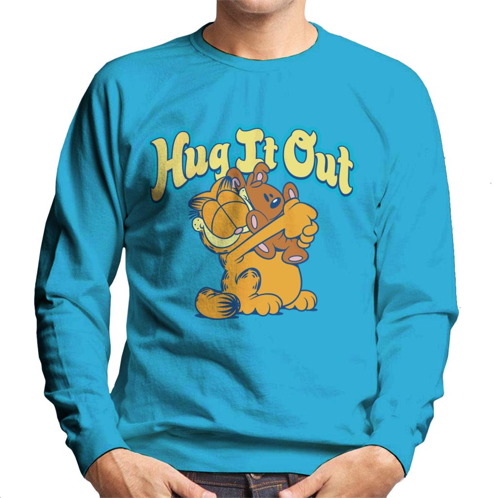 Garfield Hug It Out Pooky Men's Sweatshirt-ALL + EVERY