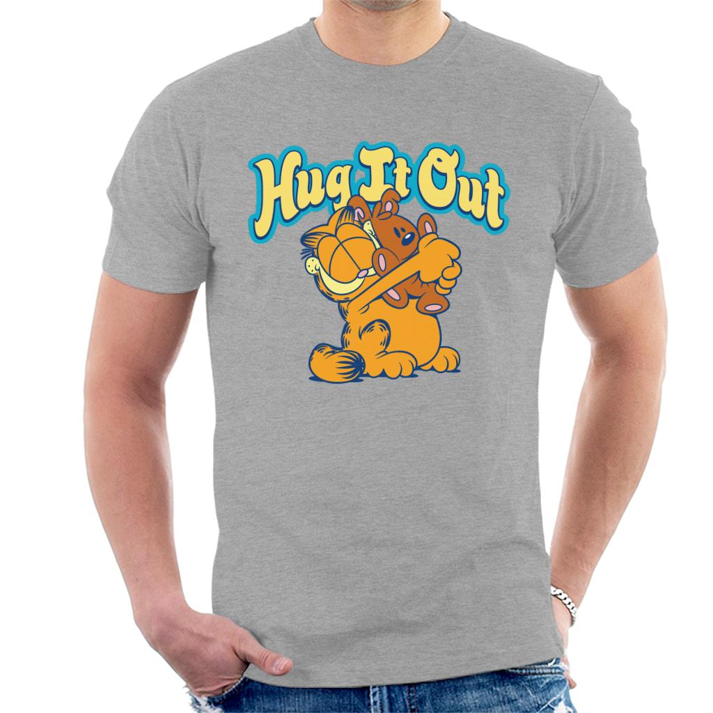 Garfield Hug It Out Pooky Men's T-Shirt-ALL + EVERY