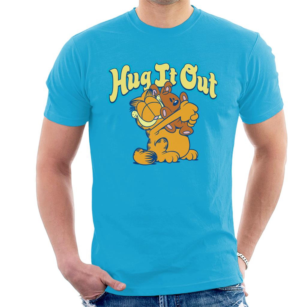 Garfield Hug It Out Pooky Men's T-Shirt-ALL + EVERY