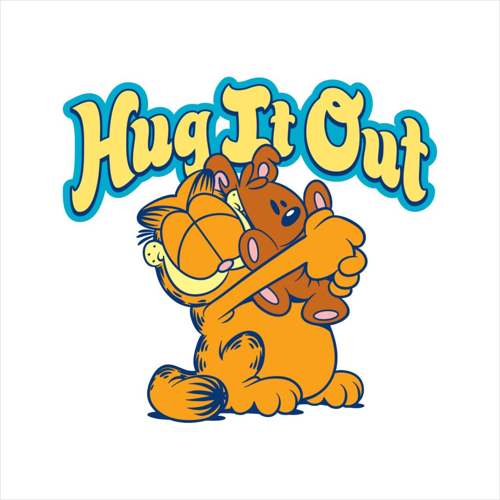 Garfield Hug It Out Pooky Men's T-Shirt-ALL + EVERY