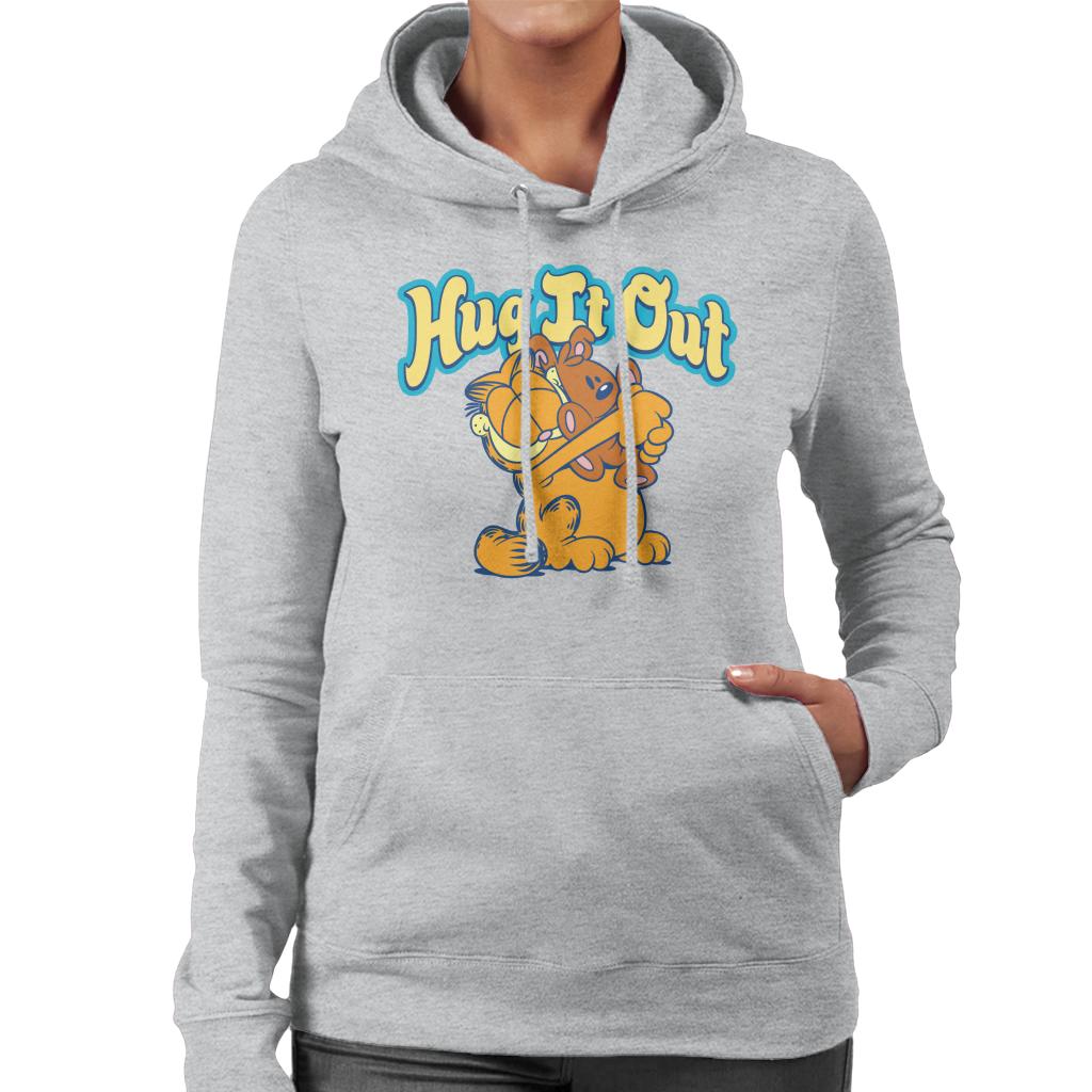 Garfield Hug It Out Pooky Women's Hooded Sweatshirt-ALL + EVERY