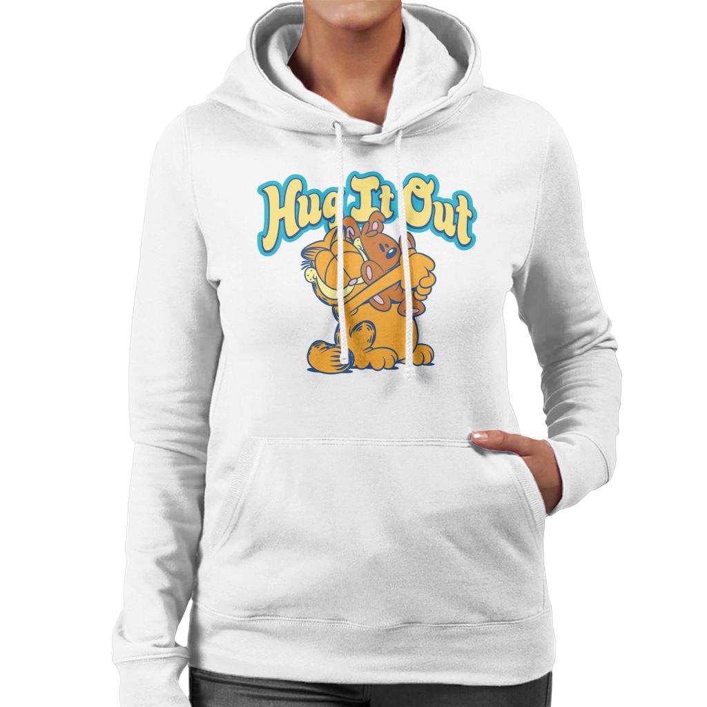 Garfield Hug It Out Pooky Women's Hooded Sweatshirt-ALL + EVERY