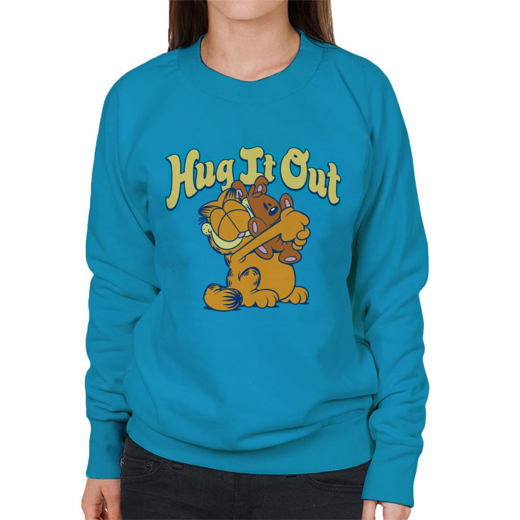 Garfield Hug It Out Pooky Women's Sweatshirt-ALL + EVERY