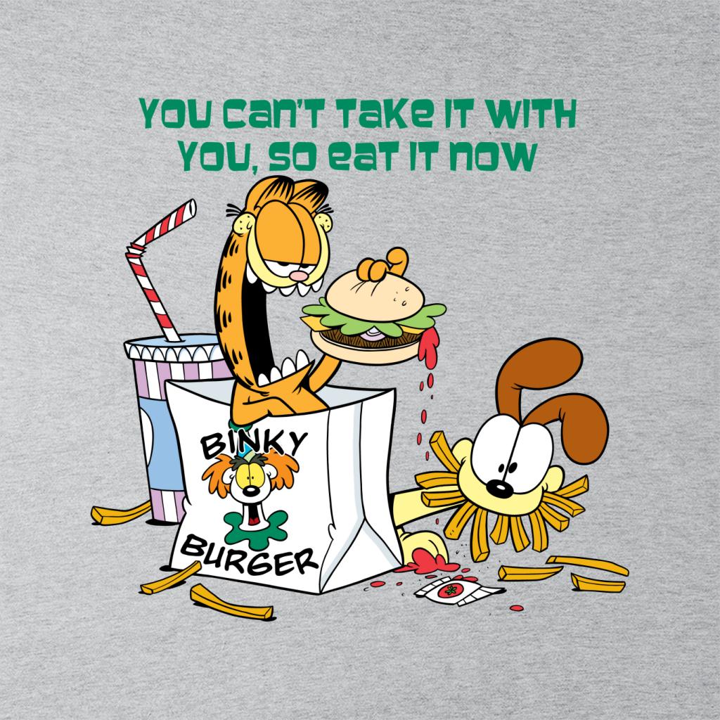 Garfield Burger Eat It Now Men's T-Shirt-ALL + EVERY