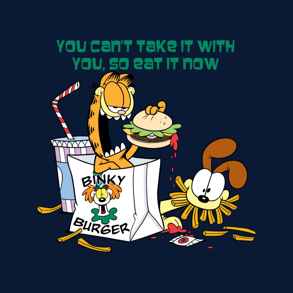 Garfield Burger Eat It Now Women's Sweatshirt-ALL + EVERY
