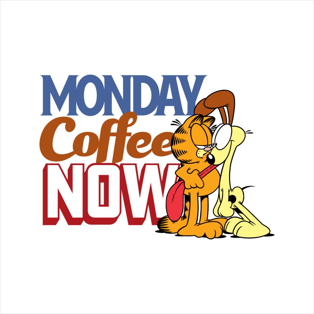 Garfield Monday Coffee Now Men's T-Shirt-ALL + EVERY