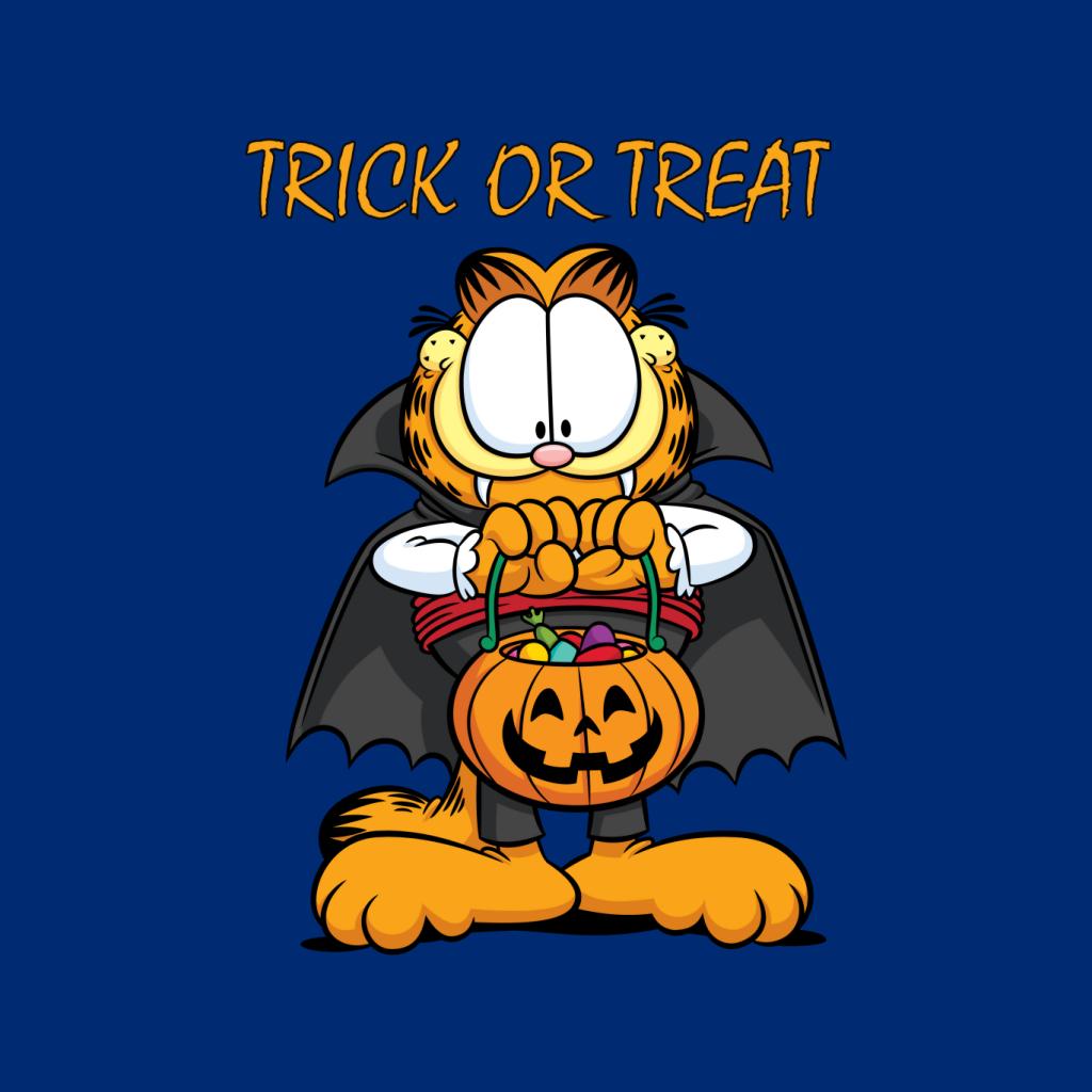 Garfield Halloween Trick Or Treat Men's Sweatshirt-ALL + EVERY