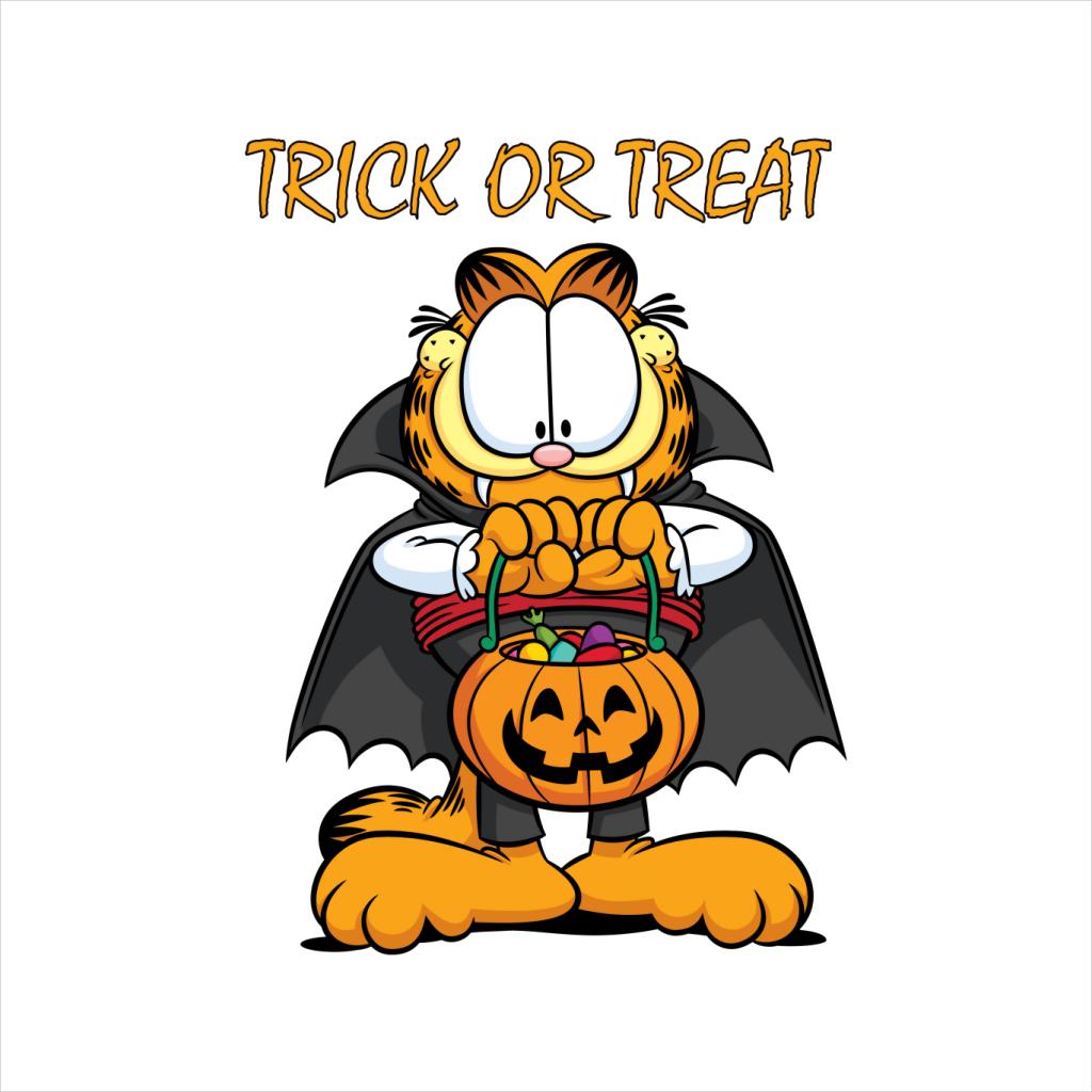 Garfield Halloween Trick Or Treat Men's T-Shirt-ALL + EVERY