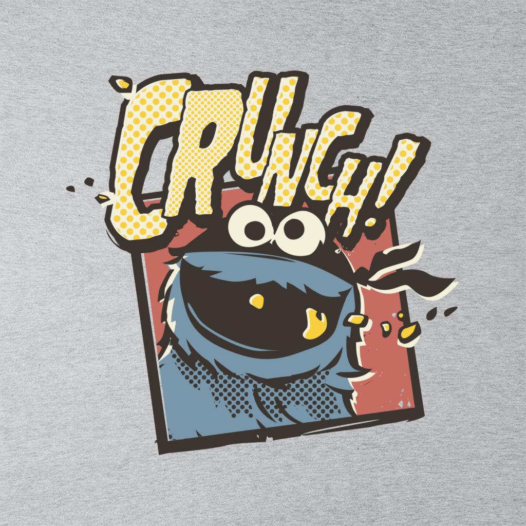 Sesame Street Cookie Monster Crunch Men's T-Shirt-ALL + EVERY