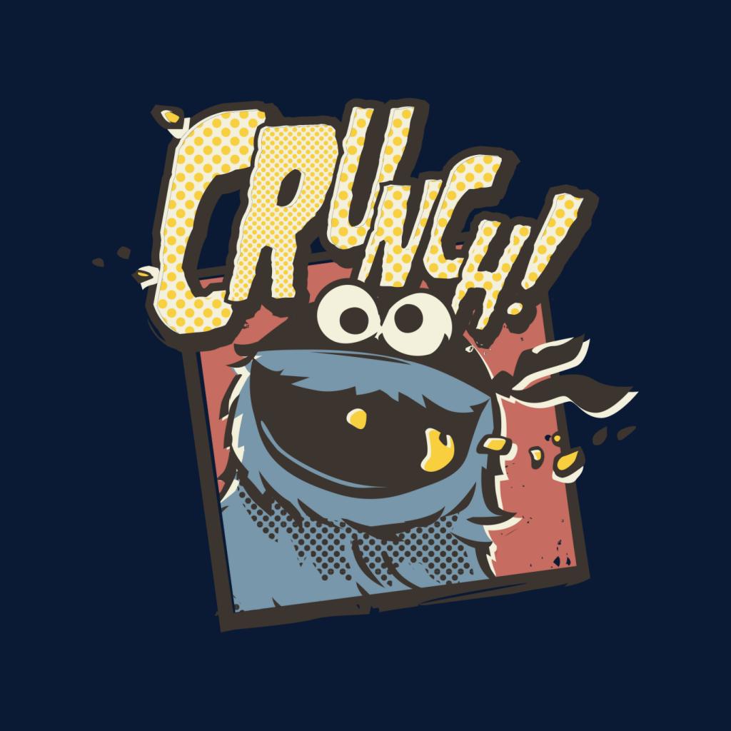 Sesame Street Cookie Monster Crunch Women's T-Shirt-ALL + EVERY