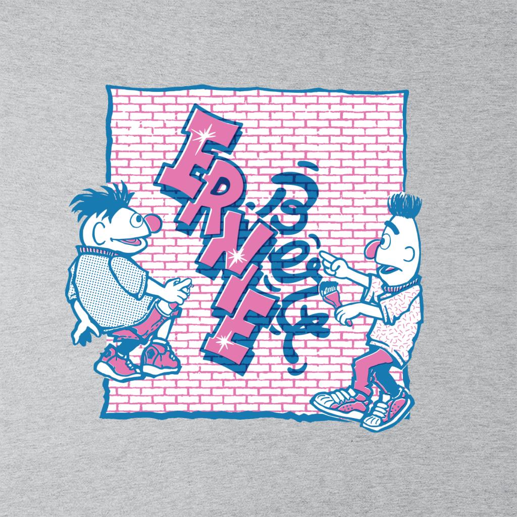 Sesame Street Ernie And Bert Painting Wall Men's T-Shirt-ALL + EVERY