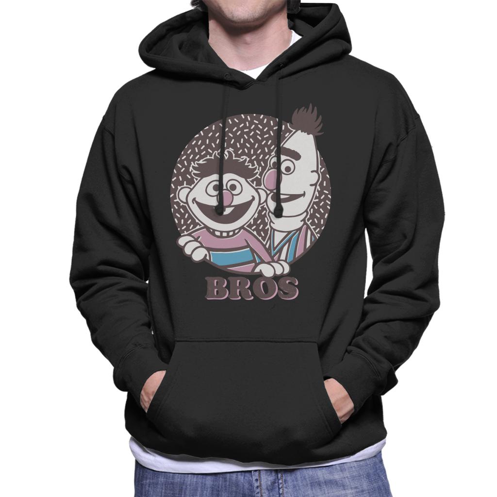 Sesame Street Ernie And Bert Bros Men's Hooded Sweatshirt-ALL + EVERY